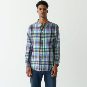 ❤️ Polo by Ralph Lauren Men's Blue Plaid Shirt S